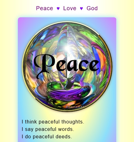 Peace Love God